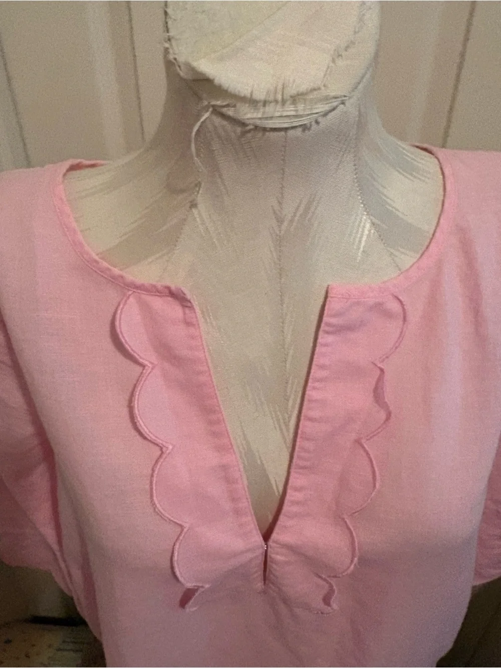J. Crew Light Pink Tunic/chemise size M Top runway item